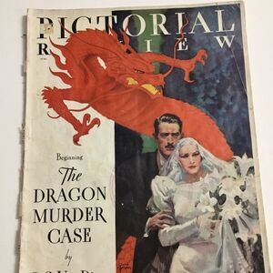 Vintage Pictorial Review Magazine June 1933  The Dragon Murder Case